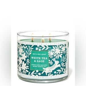 *NEW* 3-Wick White Tea & Sage Candle